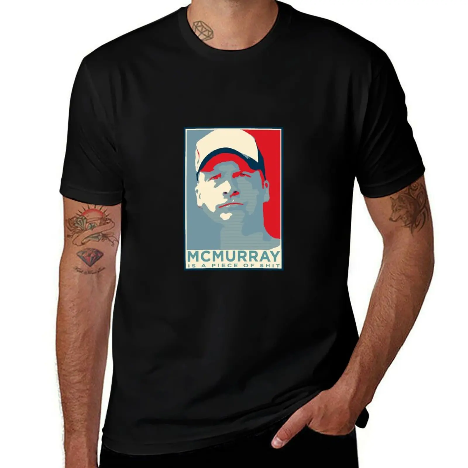 

Футболка McMurray for President, футболки для мужчин, белые футболки для мужчин, забавные футболки с рисунком