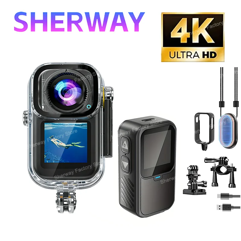 5K Thumb Action Cam…