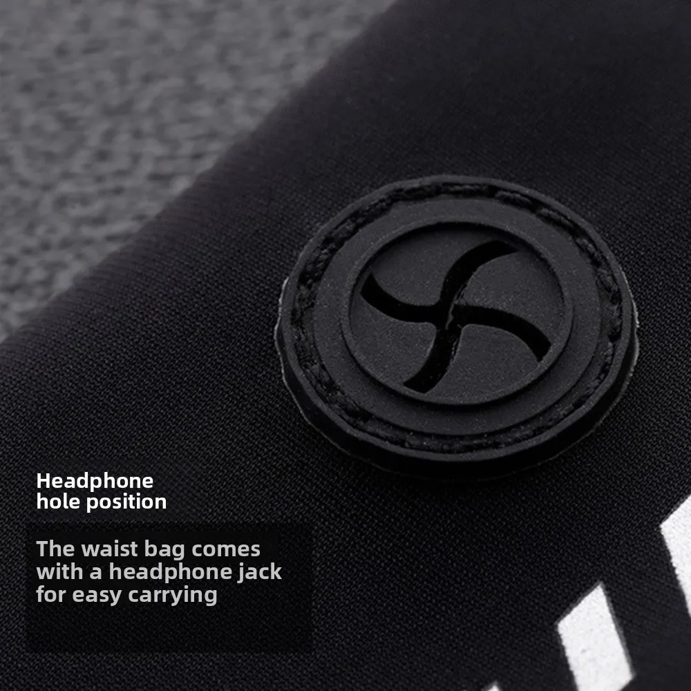 Ultra-Thin Sport Mobile Waist Bag Close Fitting Multifunctional Running Waist Bag High Elastic Lightweight Sports Phone Bag