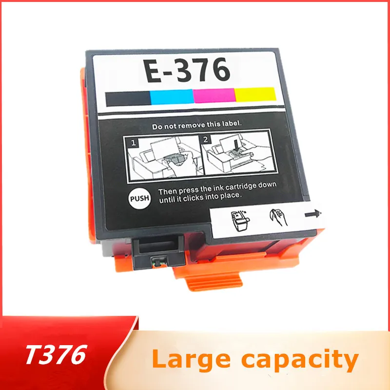 

Compatible T3760 T376 Ink Cartridge 376 3760 for Epson PictureMate PM-525 PM525 Printer