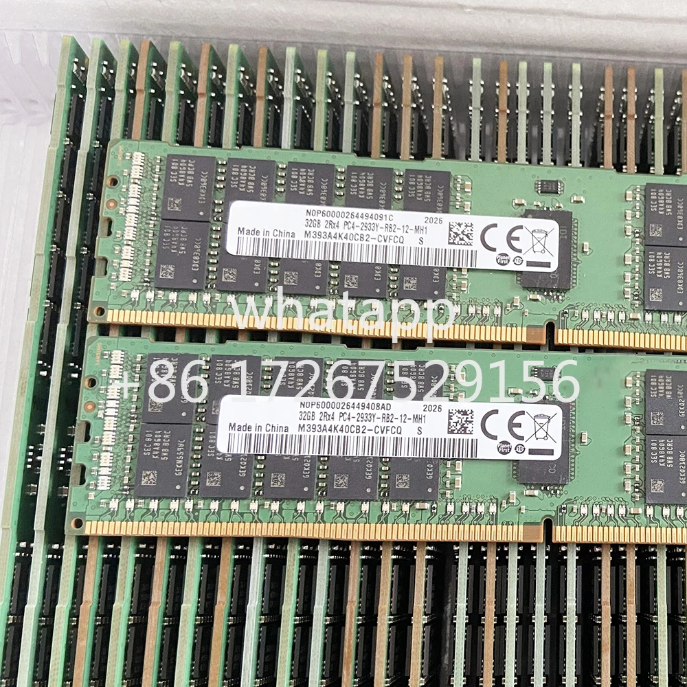 32GB DDR4 2933MHz ECC REG RAM For  R730XD R740XD T430 T440 T630 T640 Server Memory Works Perfectly Fast Ship High Quality