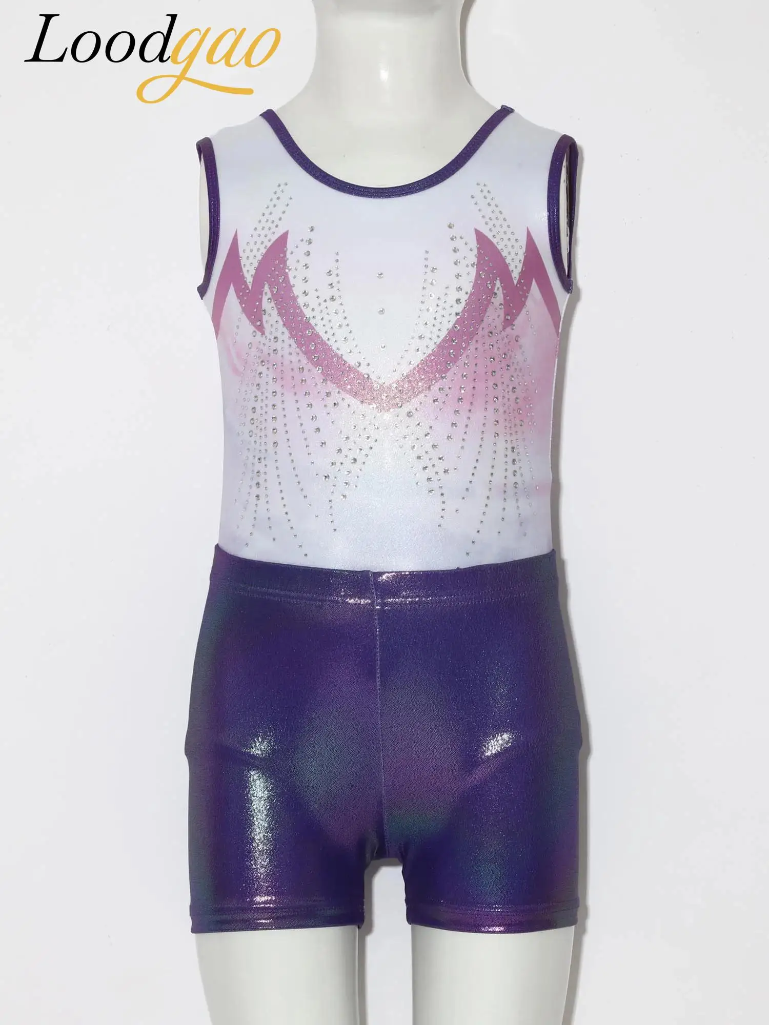 

Child Practice Stage Dance Costume Kids Gymnastic Leotard Children Rhythmic Gymnastics Jumpsuits Girls Ballet Tutu Leotards