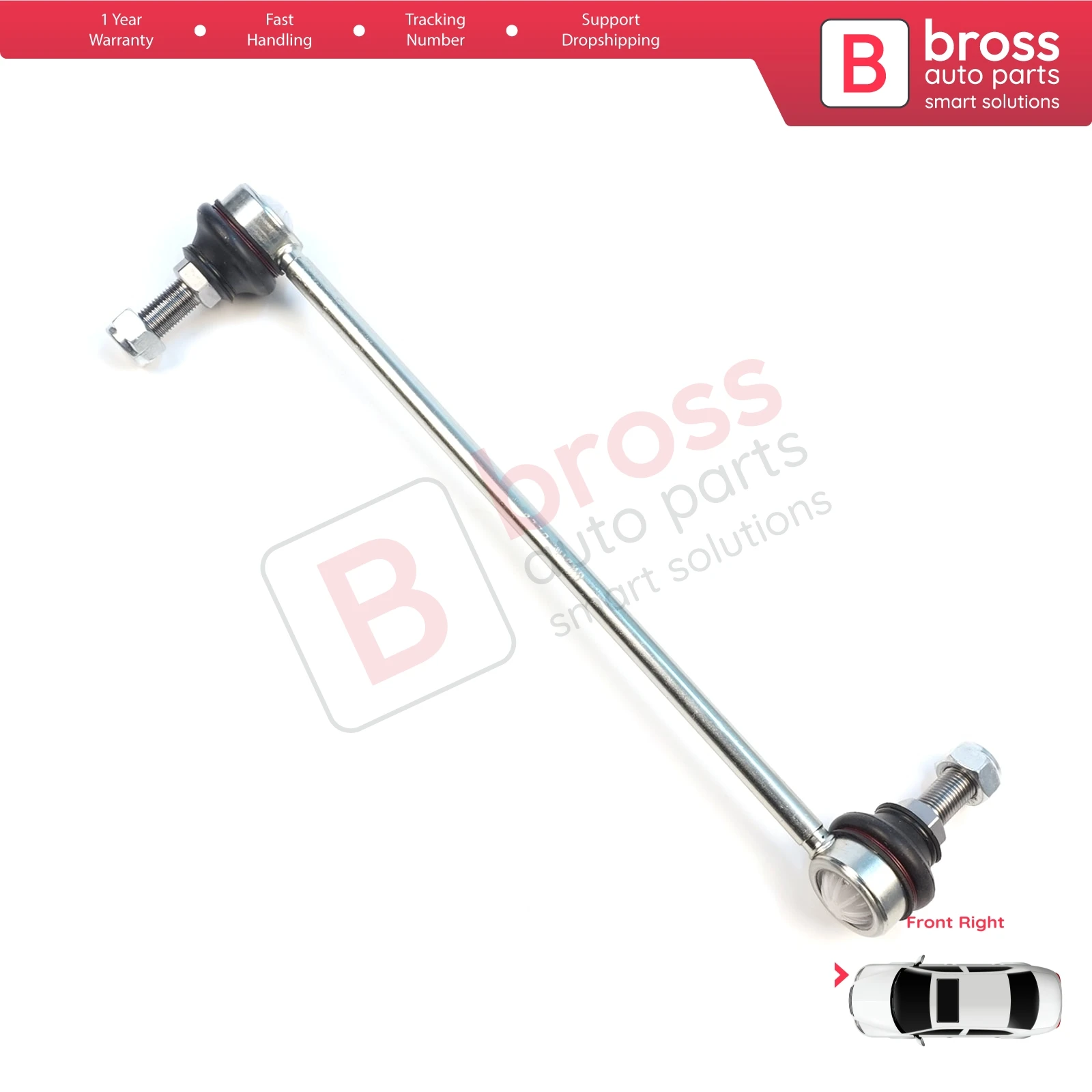 V1BSP1285-2 Rechtsvoor Sway Bar Stabilisator Link voor Koleos MK1 2 Scenic Megane E-Tech QM5 QM6 QX60 546181AA0A