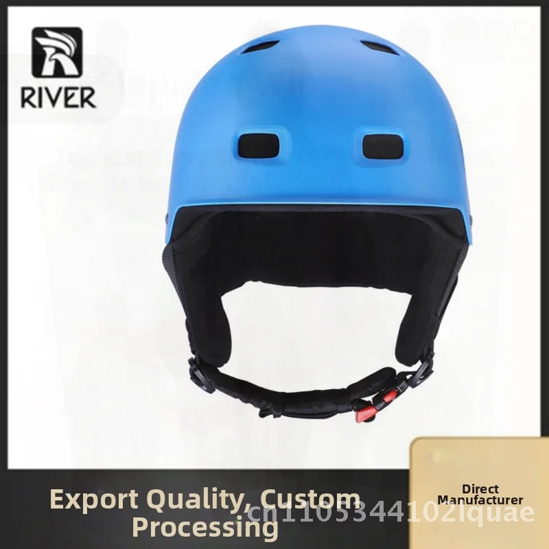 

Теплые защитные шлемы для лыж и сноуборда для взрослых и детей, снаряжение для холодной погоды на открытом воздухе, белый, черный, синий, розовый ABS EPS