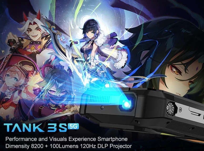 8849 Tank 3S، وحدة المعالجة المركزية الأبعاد 8200 120 هرتز 6.79 بوصة، هاتف ذكي 5G ضوء أحمر أزرق 15600 مللي أمبير في الساعة، ذاكرة وصول عشوائي 12/16 جيجابايت، 256/512 جيجابايت ROM