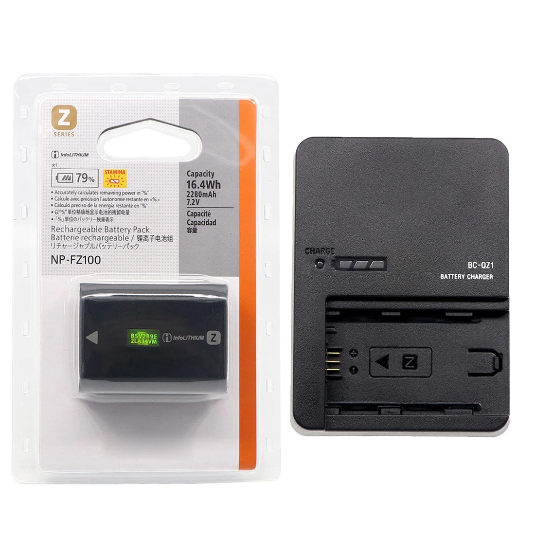 NP-FZ100 NPFZ100 2280mAh Battery BC-QZ1 Charger for Sony A6600 A6700 ZV-E1 FX3A FX2 FX30 FX3 A9 9R A9S A7 A7RIII 7M3 7RM3 Camera