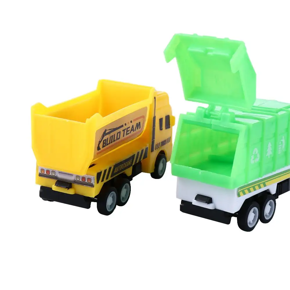 Construction Excavator One-Push Active & Go Vehicle Car City Sanitation Toy Engineering Vehicle Toys Friction Powered Car Toys