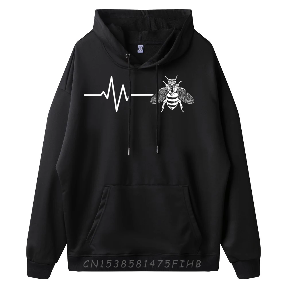 Beekeeper Bee Lover Honeybee Heartbeat Free Shippping Clothes Man Clothes New In Hoodies & Sweatshirts Long Sleeve