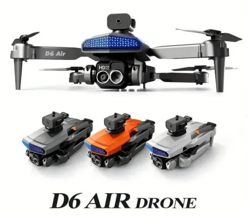 New D6 Pro Brushless Drone HD Dual ESC Camera Obstacle Avoidance Optical Flow Foldable Quadcopter Drones