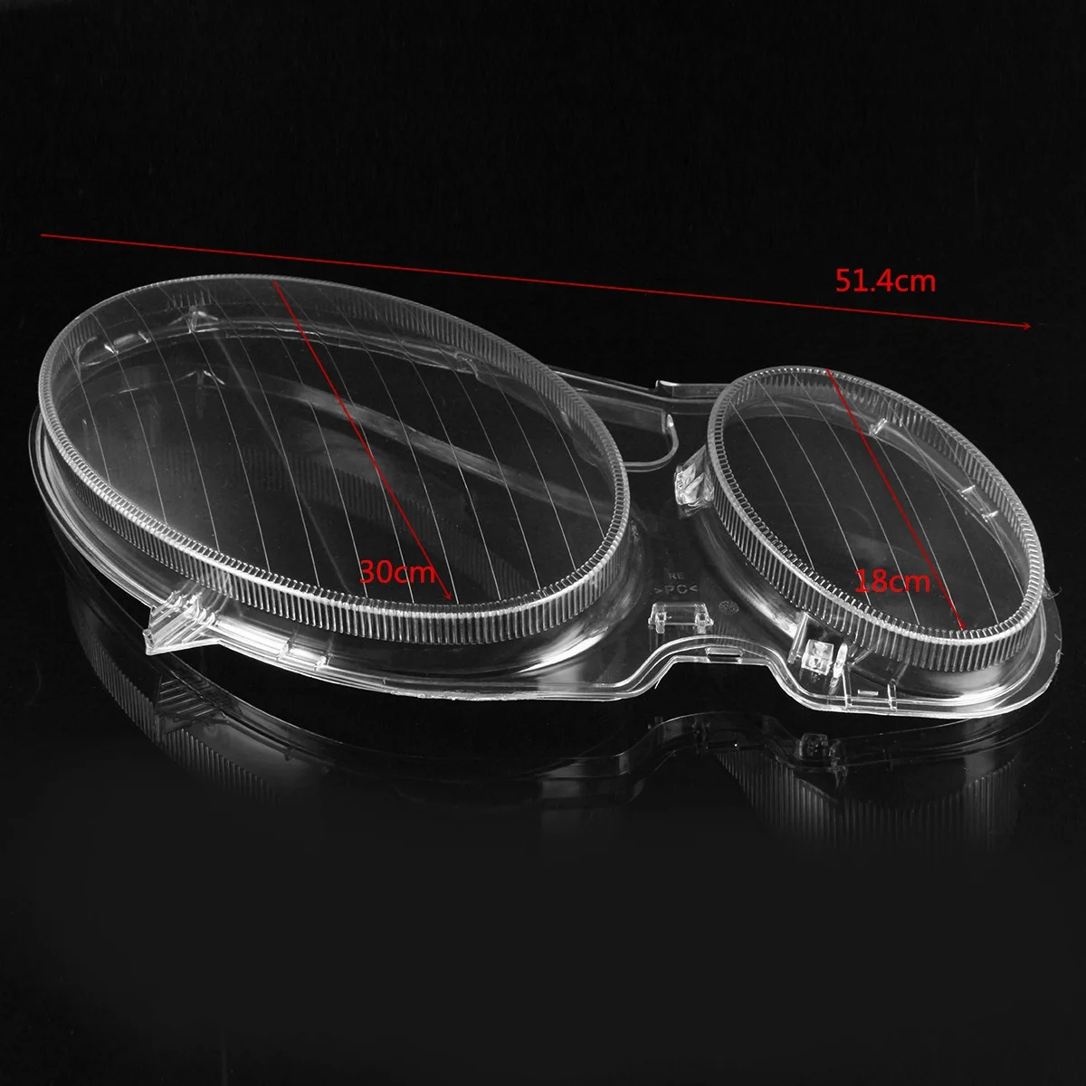 Car Headlight Transparent Lens Shade For Mercedes-Benz W211 E350 320 200 2002-2008 Left L