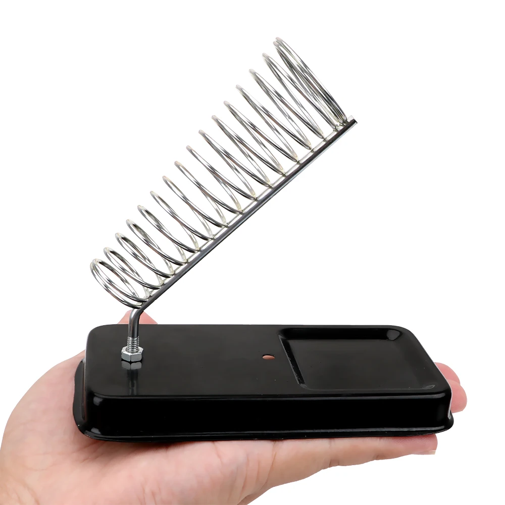 Screw Fixing Metal Support Station Electric Soldering Iron Stand Holder Soldering Iron Frame Generic High Temperature Resistance