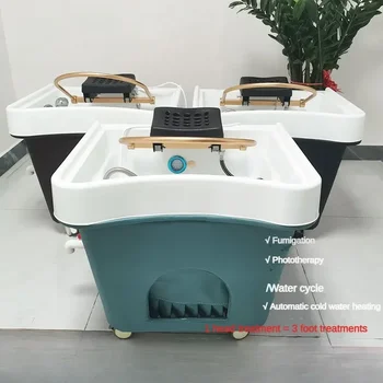 Instrument de thérapie de la tête thaïlandaise, température constante, photothérapie, bassin de fumigation, valide, salon de beauté, spa, eau en surpoids mobile