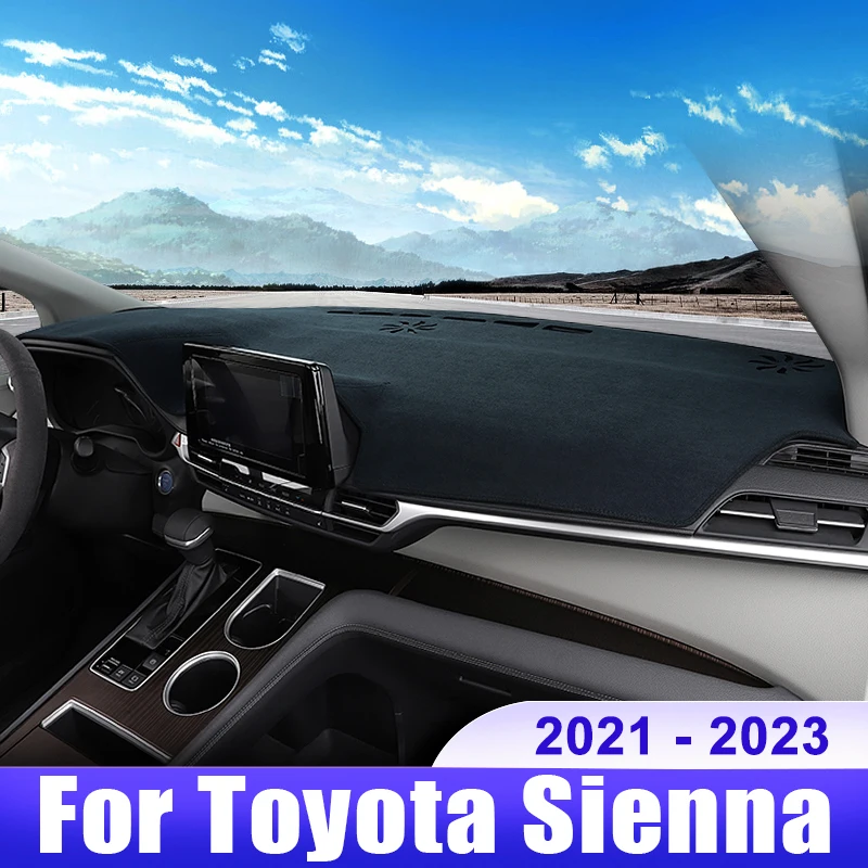 

For Toyota Sienna XL40 4th 2021 2022 2023 Car Dashboard Cover Dash Mat Sun Shade Non-slip Pad Accessories