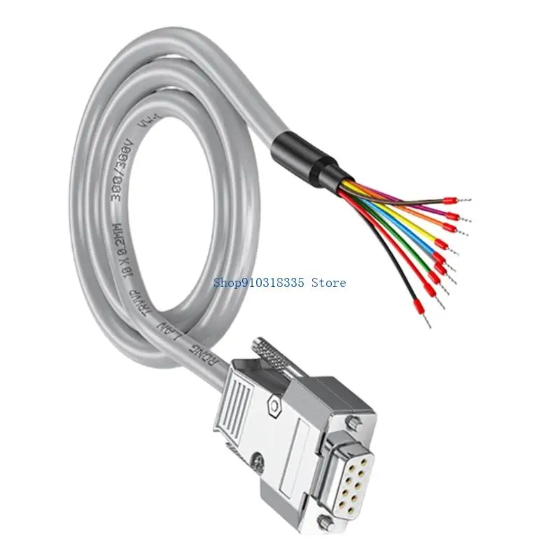  DB9 RS232 Cable Male to Female 9 Pin Straight Through Data Transmission Extension Cable For Automation Accessories