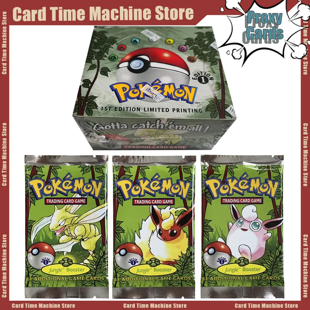Pokmon Cards 1st Edition Jungle Booster Foil 36 Packs PKM Proxy Card Trading Game Card Board Game Whole Set Collection Card Toy - AliExpress 26 Pokmon Cards 1st Edition Jungle Booster Foil 36 Packs PKM Proxy Card Trading Game Card Board Game Whole Set Collection Card Toy - AliExpress 26