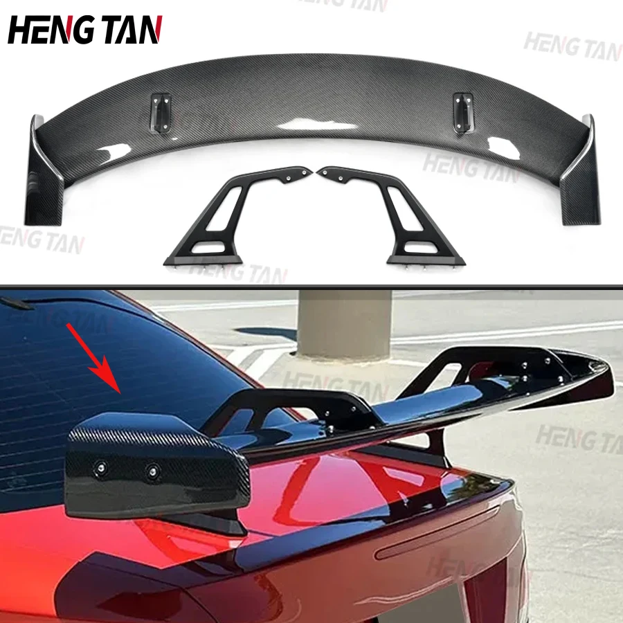 A Style Carbon Fiber Car Rear Trunk Spoiler Rear Wing Tail Wing Parts For BMW M2 F87 M2C 2016-2021 Upgrade Body kit