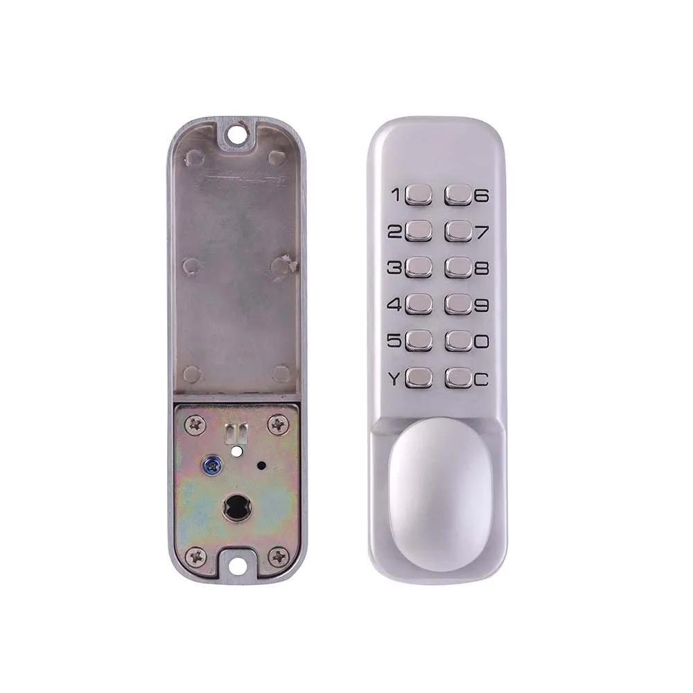 The second generation Waterproof Keyless Entry Keypad Deadbolt Door Lock, Silver, Combination Lock ，Easy to operate view 2