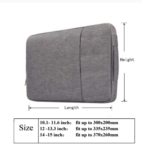 Business for  HP Spectre 13/Folio 13/Pro/x2/x360/Stream 11/11 Pro/13/14/ZBook 14 Carrying Zipper Laptop Sleeve Pouch Case Bag