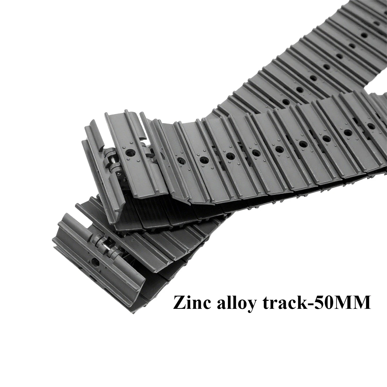 50MM Zinc Alloy Crawler Suitable for Remote Control Excavator Bulldozer Model Modification and Upgrade Chassis Crawler