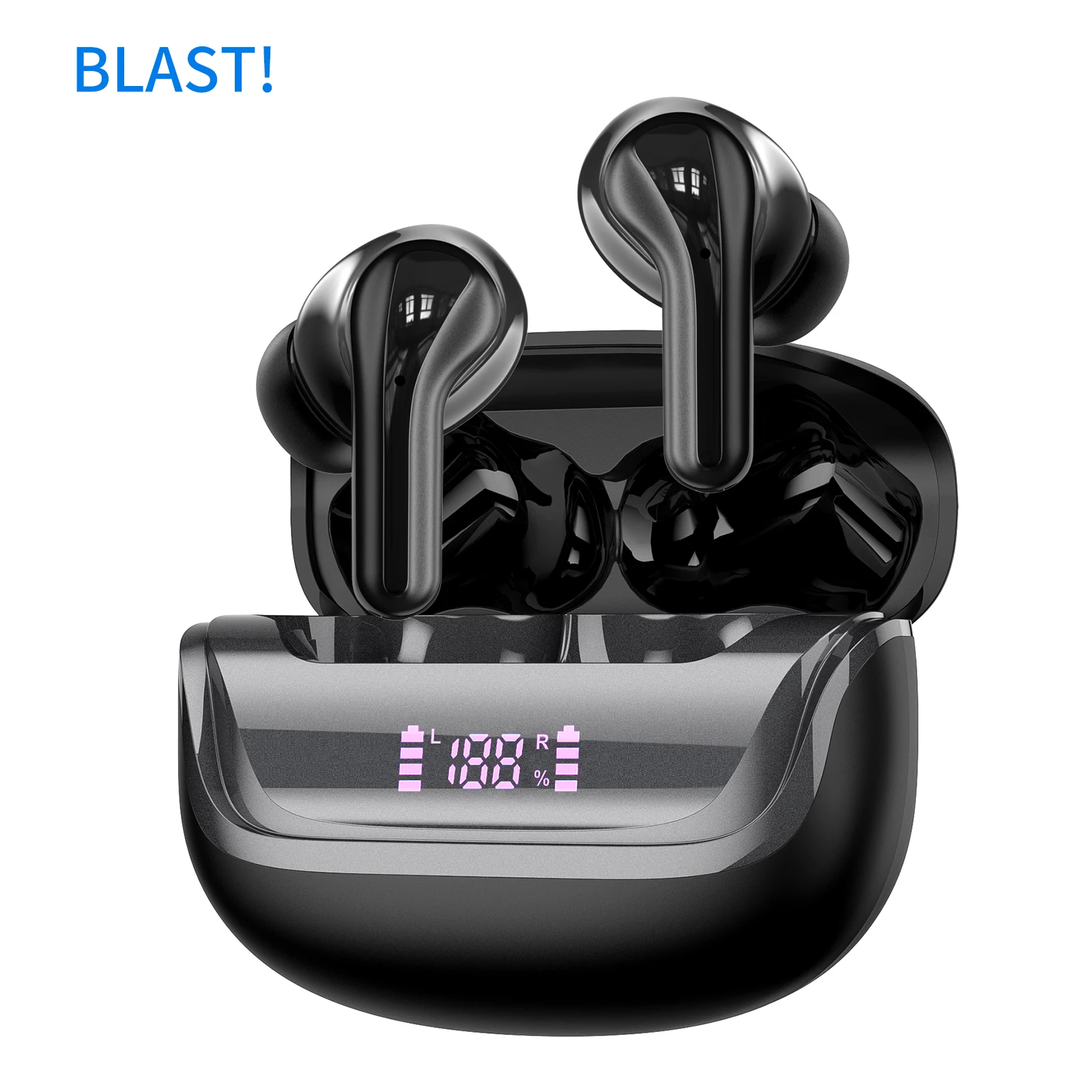 Newest BLAST! i66 TWS True Wireless Stereo Earbuds Touch BLAST! i66 wireless headset Fit for Bluetooth-compatible V5.4 earphones