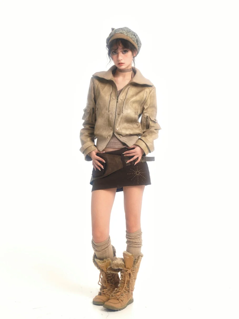 Pelle sintetica staccabile Jaet da donna Faionable antivento ecologico mercato di uccelli e fiori Sle design originale in pelle PU