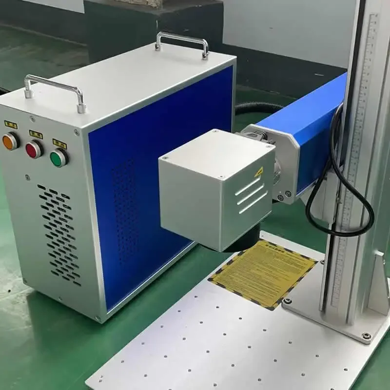 Jewelry Fiber Laser Marking Cutting Machine 50W 30W 20W Desktop Split Metal Engraver Raycus with Ring Rotary Axis Optional Gold