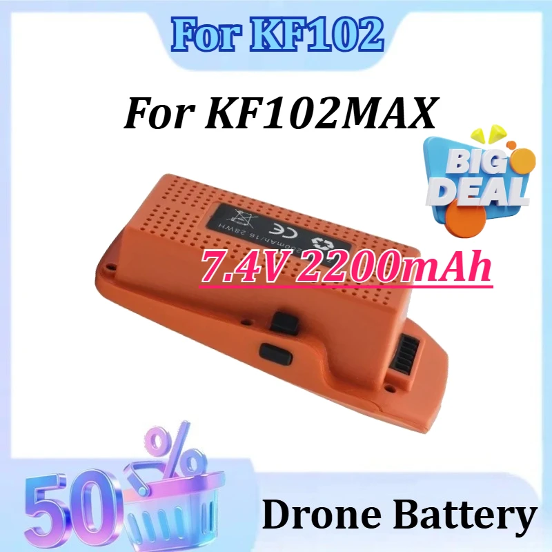 

7.4V 2200mAh for KF102MAX Drone Battery for KF102 Drones Battery RC Quadcopter Spare Parts Accessories