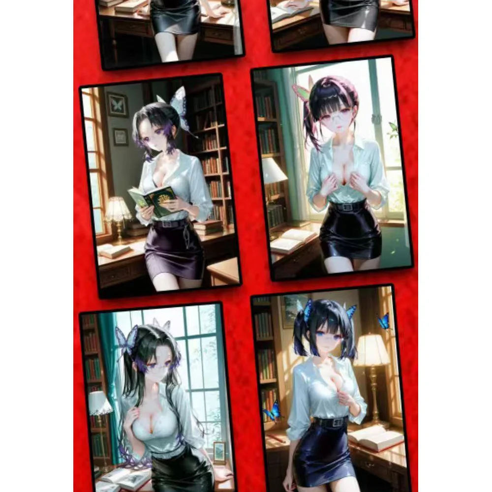 2025 أحدث شينغ هان نادي شيطان Slaye A6 بطاقات اللوحة حافظة Waifu أنيمي فتاة TCG بطاقة الألعاب Doujin اللعب وهواية هدية