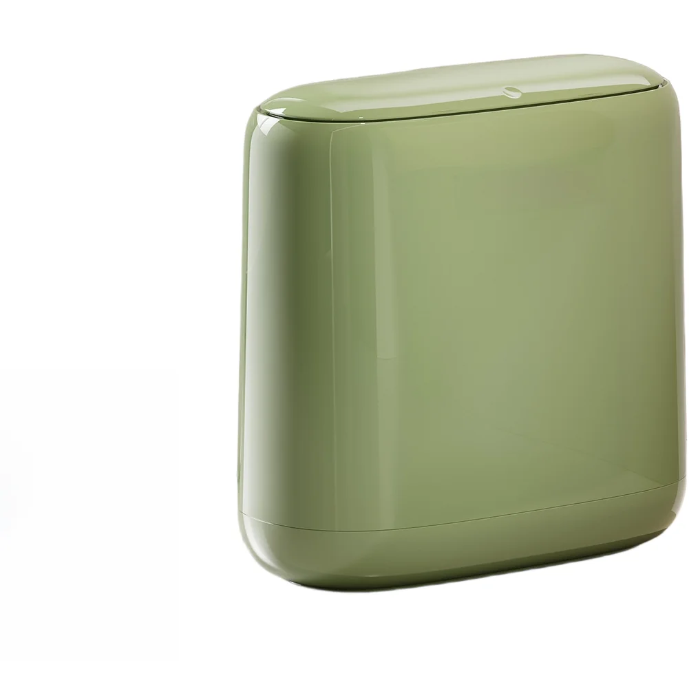 Oval Push for top Waste Receptacle with 12L for volume and Dual Inner Outer Containers for Reliable Home Use Applications