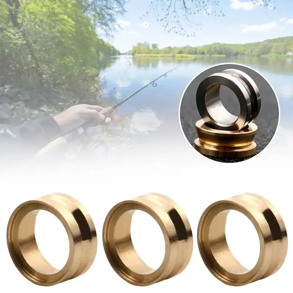 1x Brass Fishing Line Roller for Spinning Fishing Reel Part Repair Smooth Accessory Durable Stainless Steel Fish Accessories