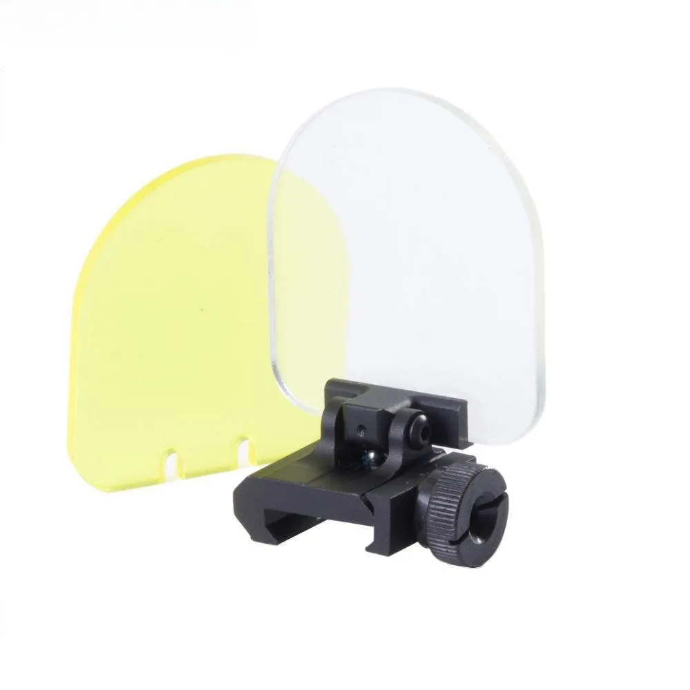 Taktycznie składane gogle 20mm Protector celownik luneta Protector obiektyw Paintball polowanie wiatrówka ochrona oczu akcesoria