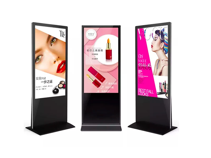 Pantalla Interactiva Táctil 4K de 55 Pulgadas, Kiosco Independiente, Máquina de Publicidad Digital, Pantalla LCD de Pie para Publicidad en Interiores