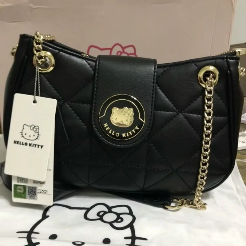 

Sanrio Hello Kitty New Fashion Exquisite Advanced Crossbody Bag Handbag Women's Niche Design Versatile Trend Single Shoulder Bag