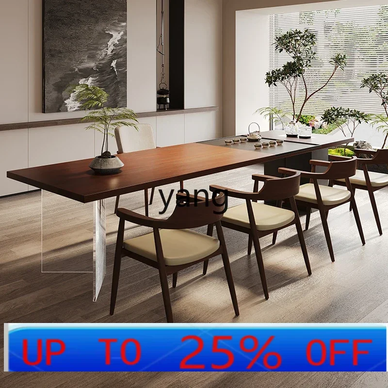LMM large solid wood tea table reception tea table high-end tea table