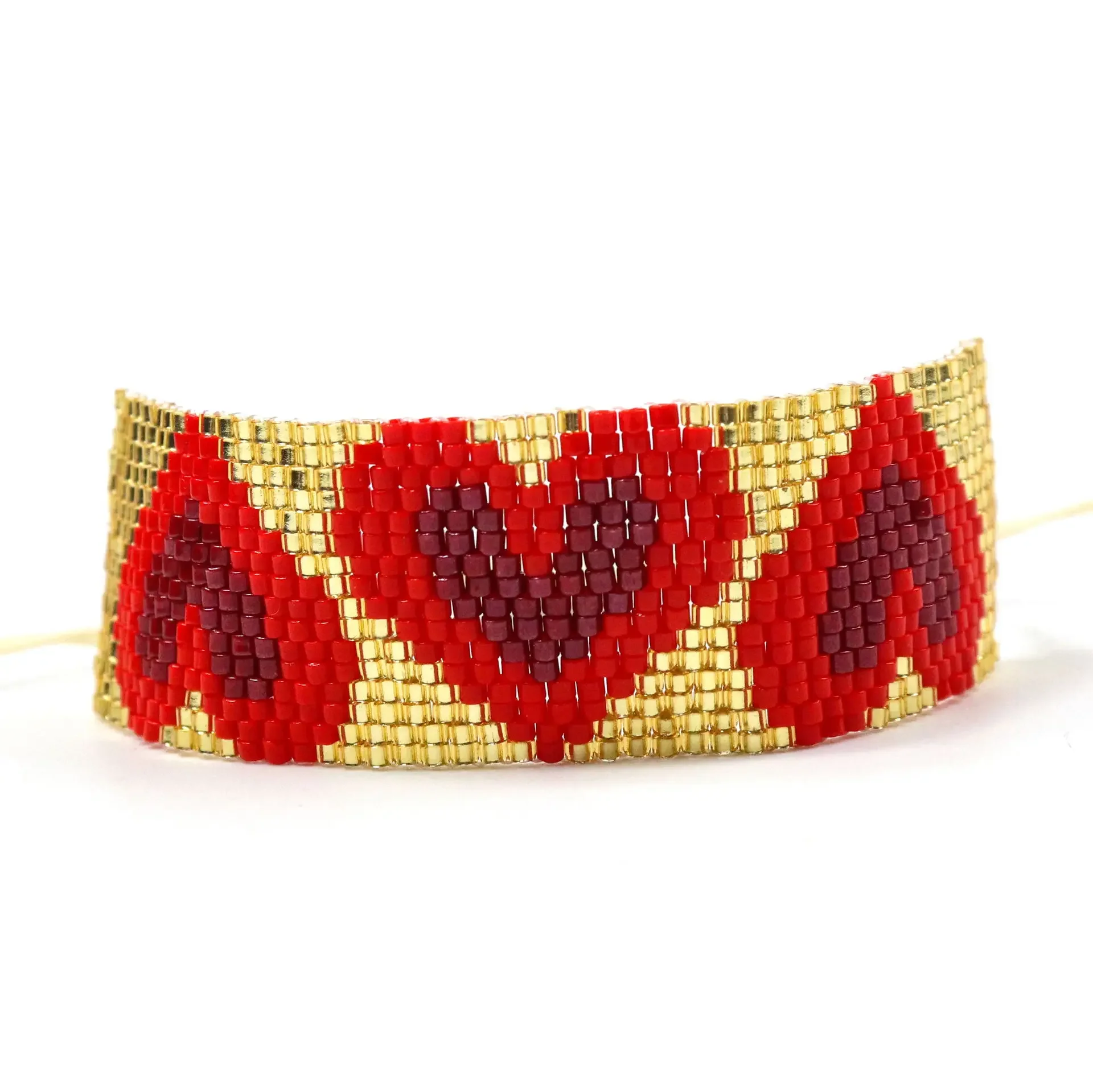 Rice bead bracelet Originality Heart Hand knitting Bohemia Adjustable Fashion Design Simple Beaded bracelet set