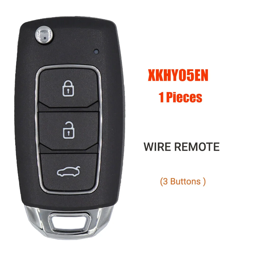 For Xhorse XKHY05EN Universal Wire Remote Key Fob 3 Buttons for Hyundai Style for VVDI Key