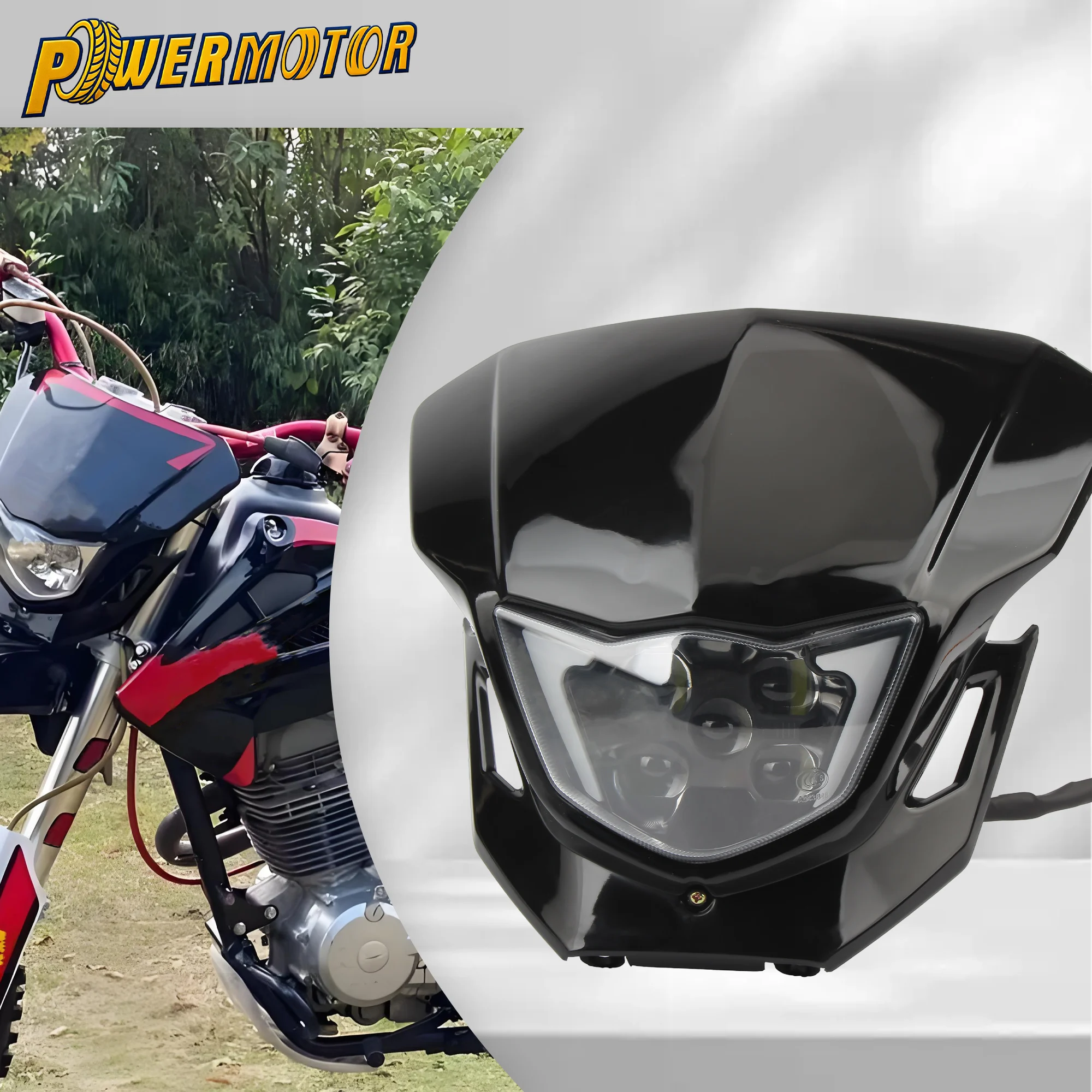 

Motorcycle Led Headlight Assembly Motocross Headlamp Spare Parts For Yamaha WR250F WR450F YZ250F YZ450F WR YZ 250F 450 2015-2019