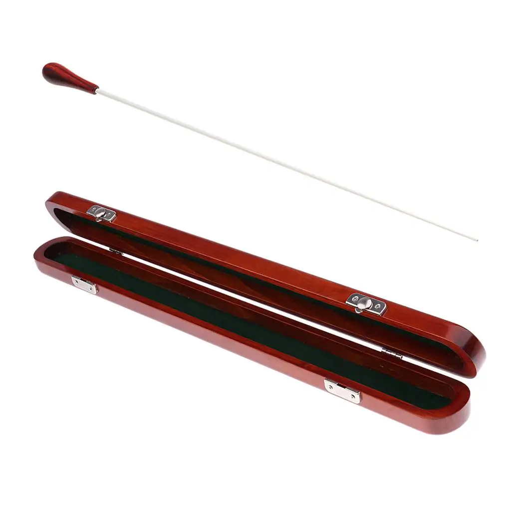 Professional Music Conductor Wand Stick Featuring Balanced Handle and Case Ideal for Band Director and Orchestra Leader