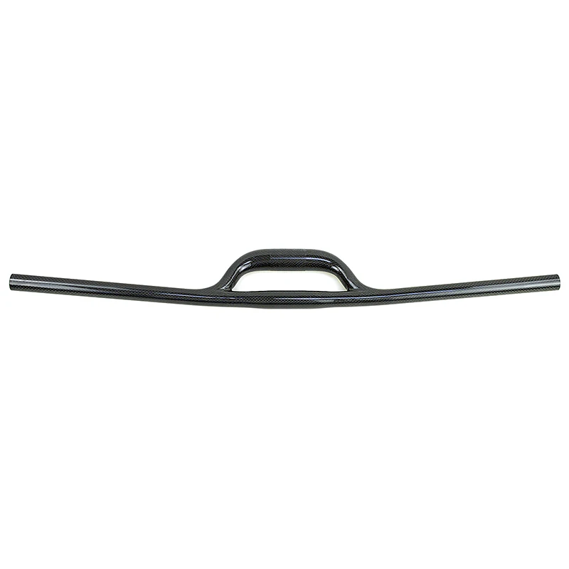 Neuer Kinderfahrradlenker Matt 3K Vollcarbonfaser Fahrradlenker 9,5 Grad Rückenwärtsneigung Doppelrohr Carbonlenker MTB 66mm Höhe – Detail 12