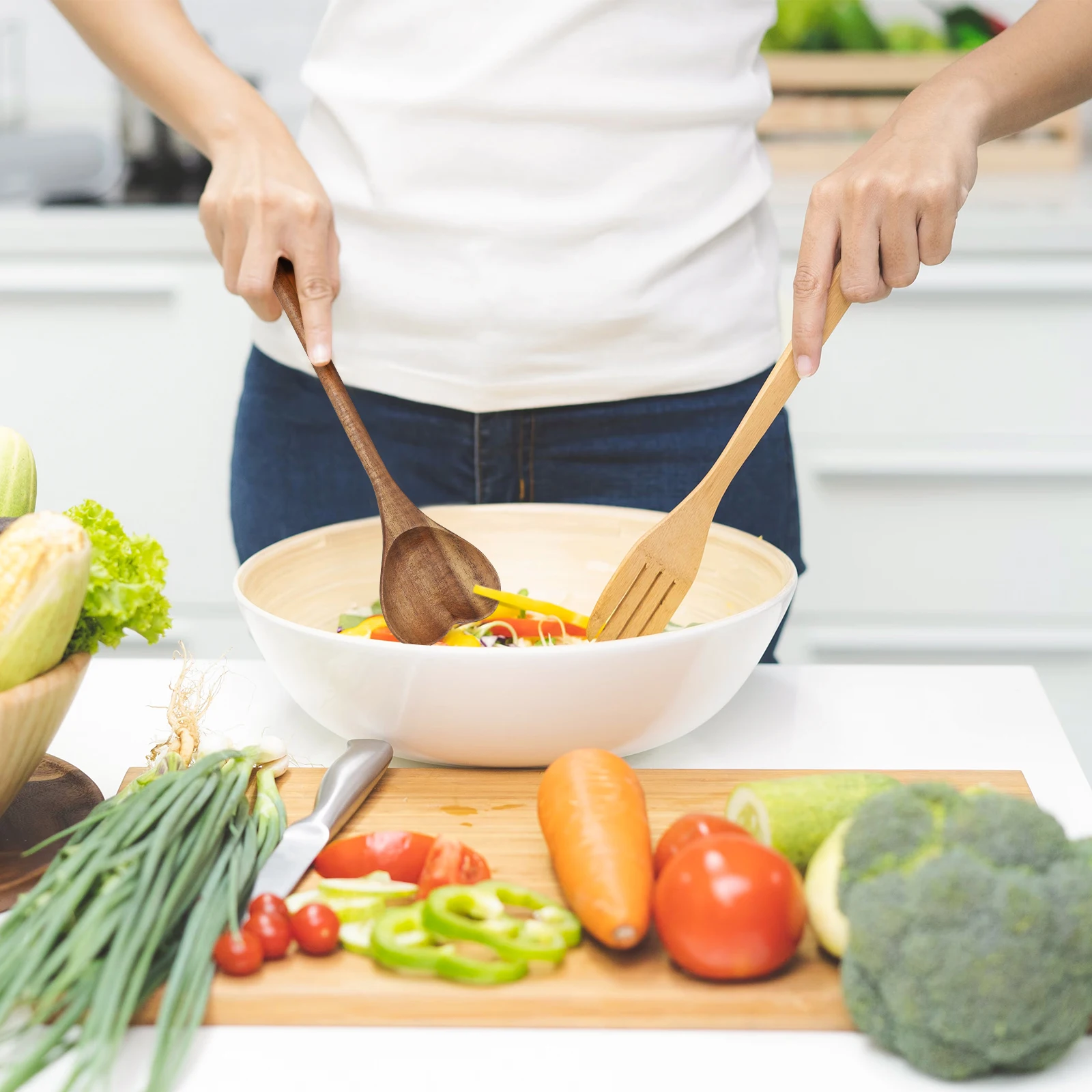 

Premium Heart Wooden Spoon Multi-Function Honey Mixing Spoon For Dessert Tea Home Kitchen Use Reusable Wear-Resistant Kitchen