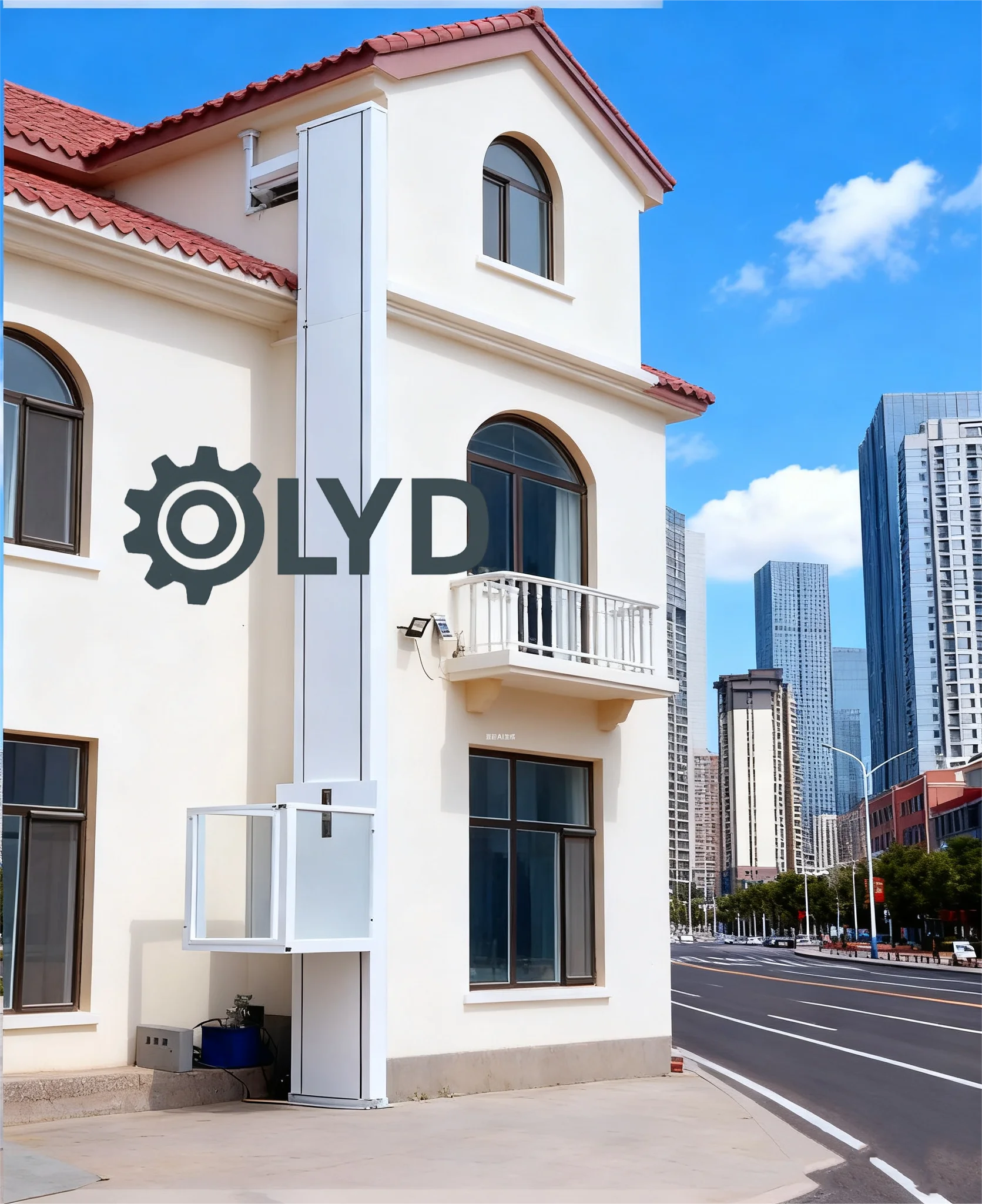 Сверхмощный электрический гидравлический подъемный стол, устойчивый малошумный грузовой лифт для домашнего складского коммерческого использования