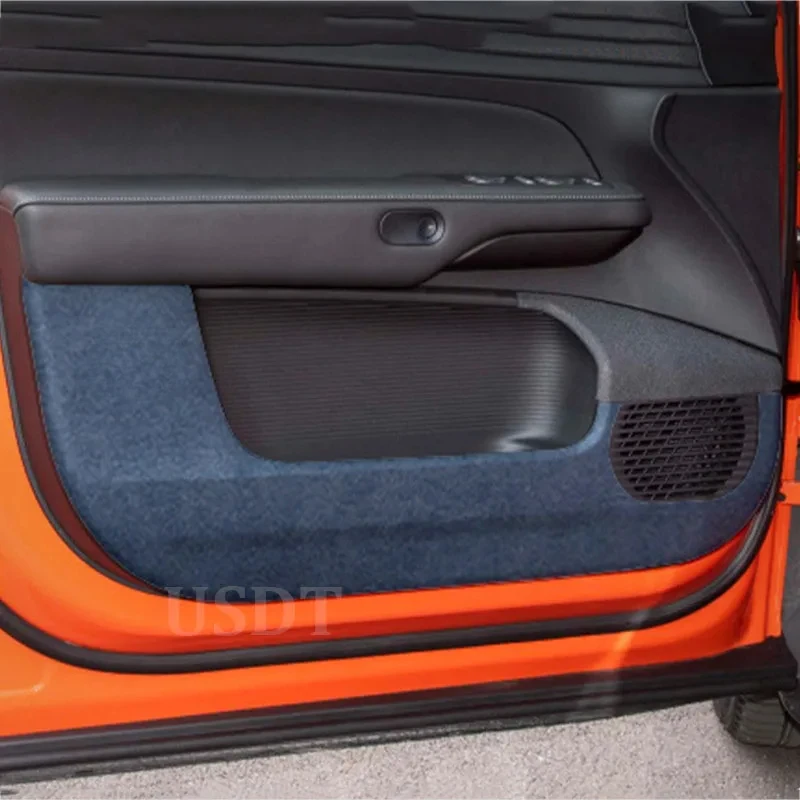 

Made of Alcantara Suede For Xpeng G6 2023 2024 2025 Car Door Anti Kick Protection Pad Panel Auto Doors Anti-Dirty Trim