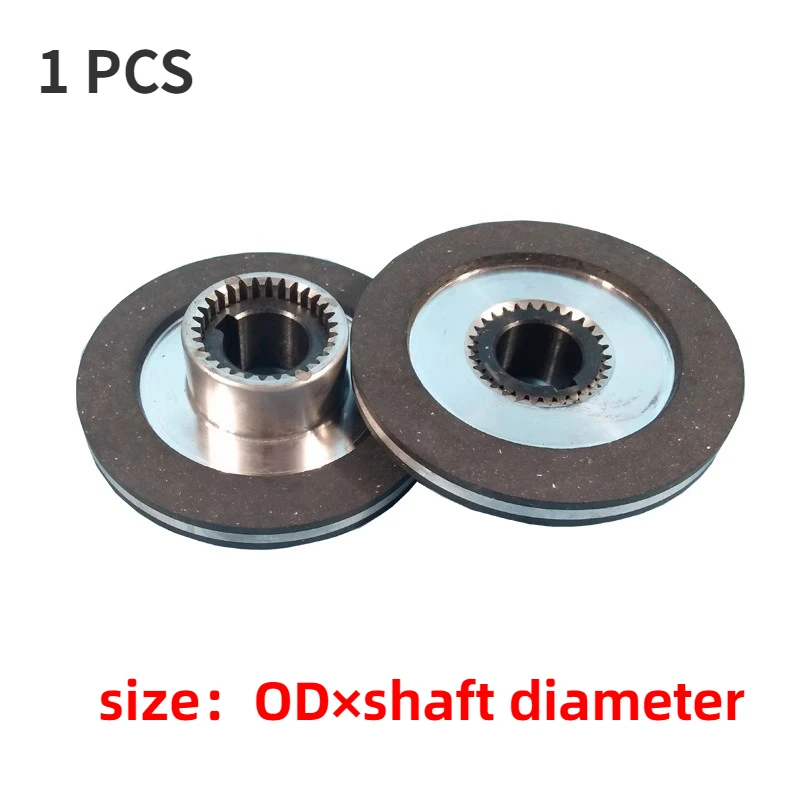 Electric motor electromagnetic brake disc pad friction disc electromagnetic brake friction disc brake pad gear assembly