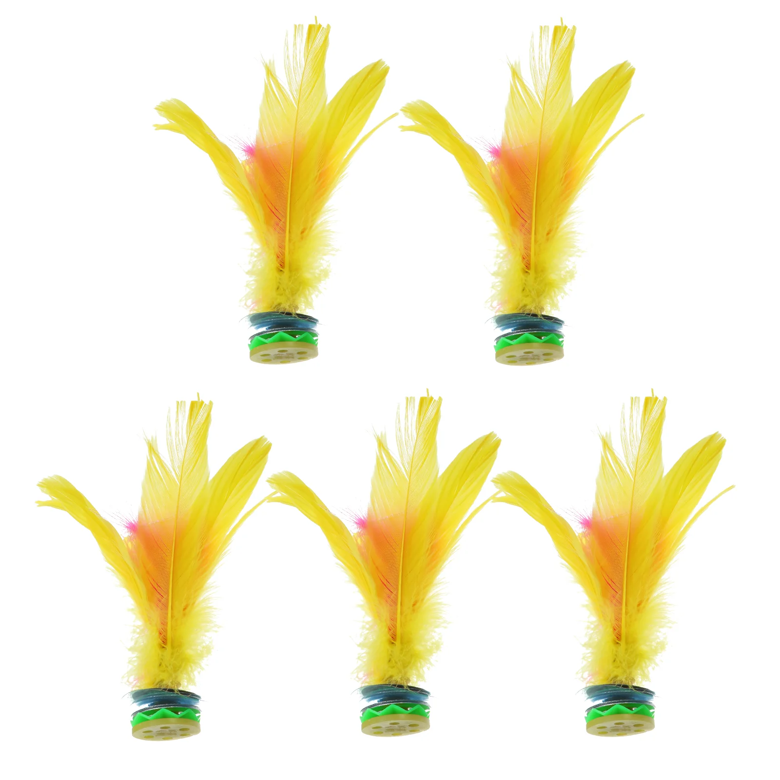 5 Pcs Key Chinese Jianzi Kicking Shuttlecock Kids Goose Fitness Toy Colorful