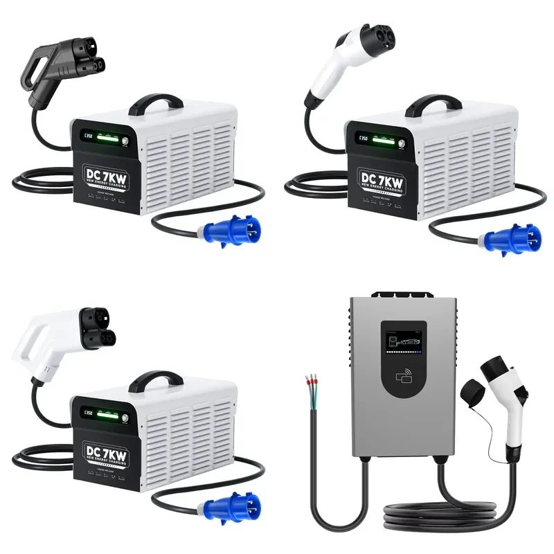 AP01 RTFLY 7KW Portable Electric Car Charger for CCS2 CCS1 GBT DC Fast EV Charging Station with DC Input Voltage 220V