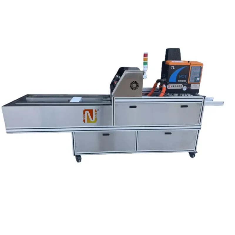 2026 New Automatic Hot Melt Adhesive Box Sealing Machine High Speed Food Box Sealing Machine Factory Direct Sales Yolk