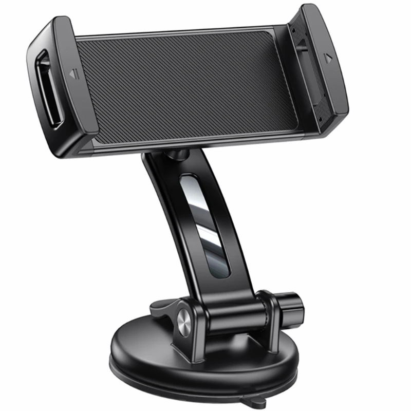 Car Dashboard Tablet Mount Holder Rotatable Suction Cup with Large Clamp Dashboard Phone Stand for 4.7-12inch Tablets Phone