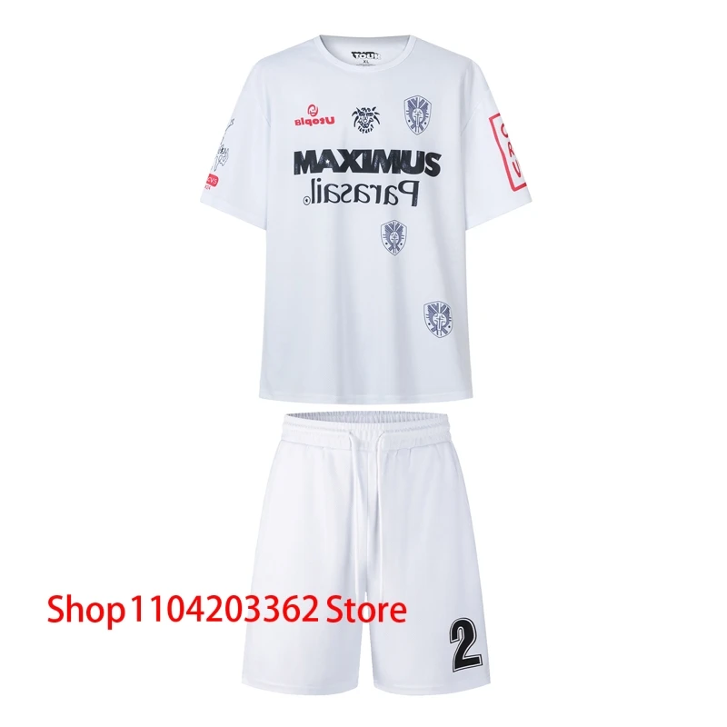 Daily Simple All-match White Cactus Jack T-shirt Shorts Letter Pattern No. 2 Print Sports Casual Suit UTOPIA Short Sleeve Jersey