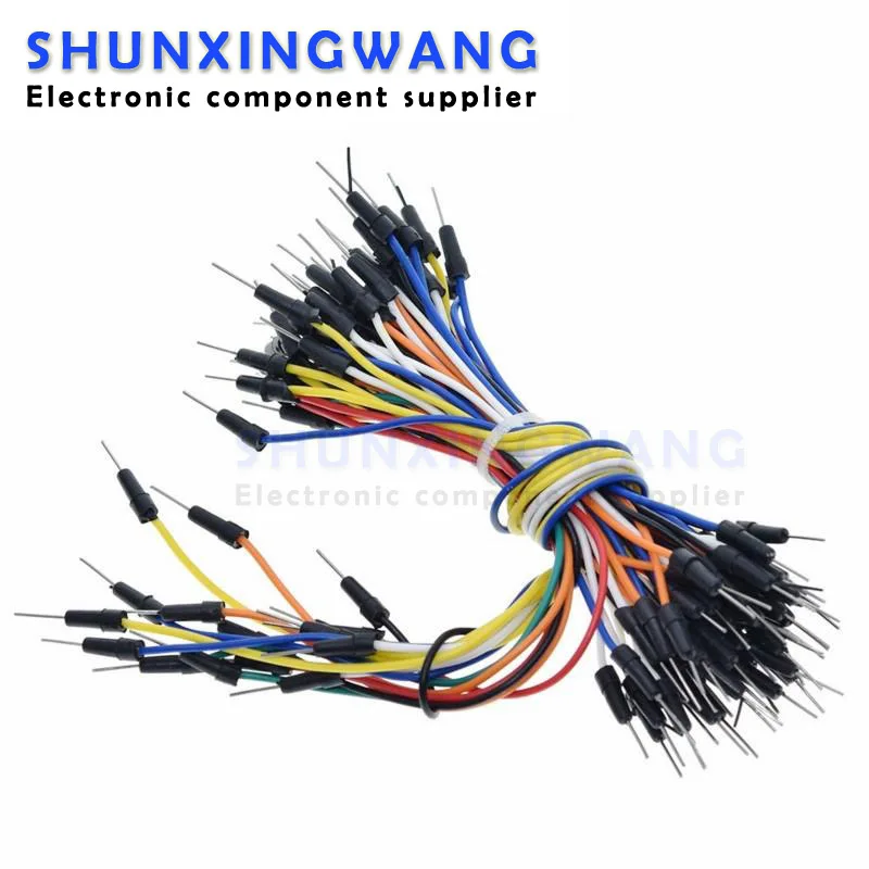 65pcs Jump Wire Cable Male to Male Jumper Wire for Arduino Breadboard