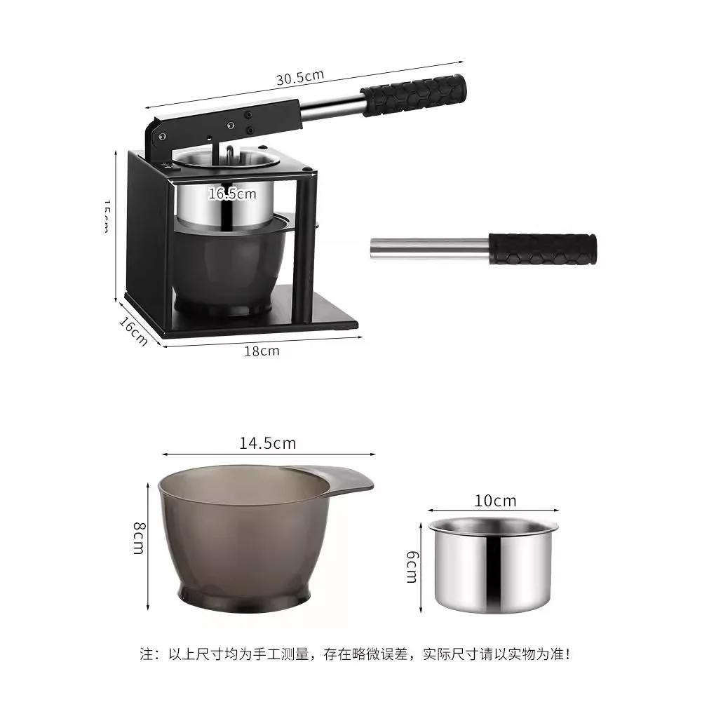 

Stainless Steel 304 Manual Lemon Squeezer Watermelon Pomegranate Juicer Hand Press for Kitchen Home Use